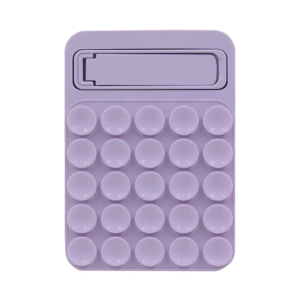 Silicone Adsorption Phone Holder Mirror Shower Phone Holder Foldable Sticky Smart Phone Stand Holder Accessories