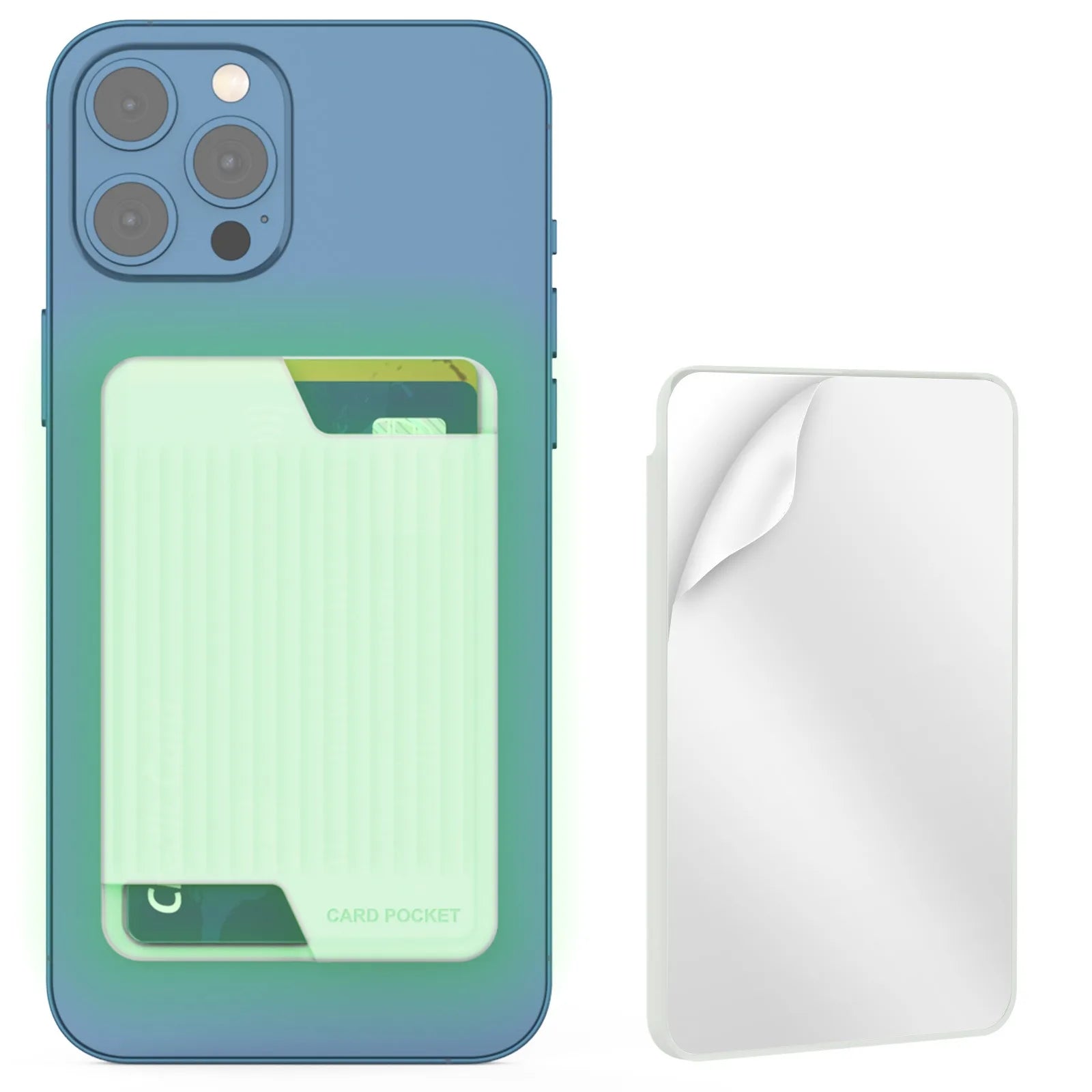 Étui autocollant porte-cartes - Smartphone