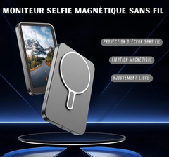 Moniteur Selfie Magnétique Sans Fil 3,94″ – Écran HD pour Vlog iPhone & Android